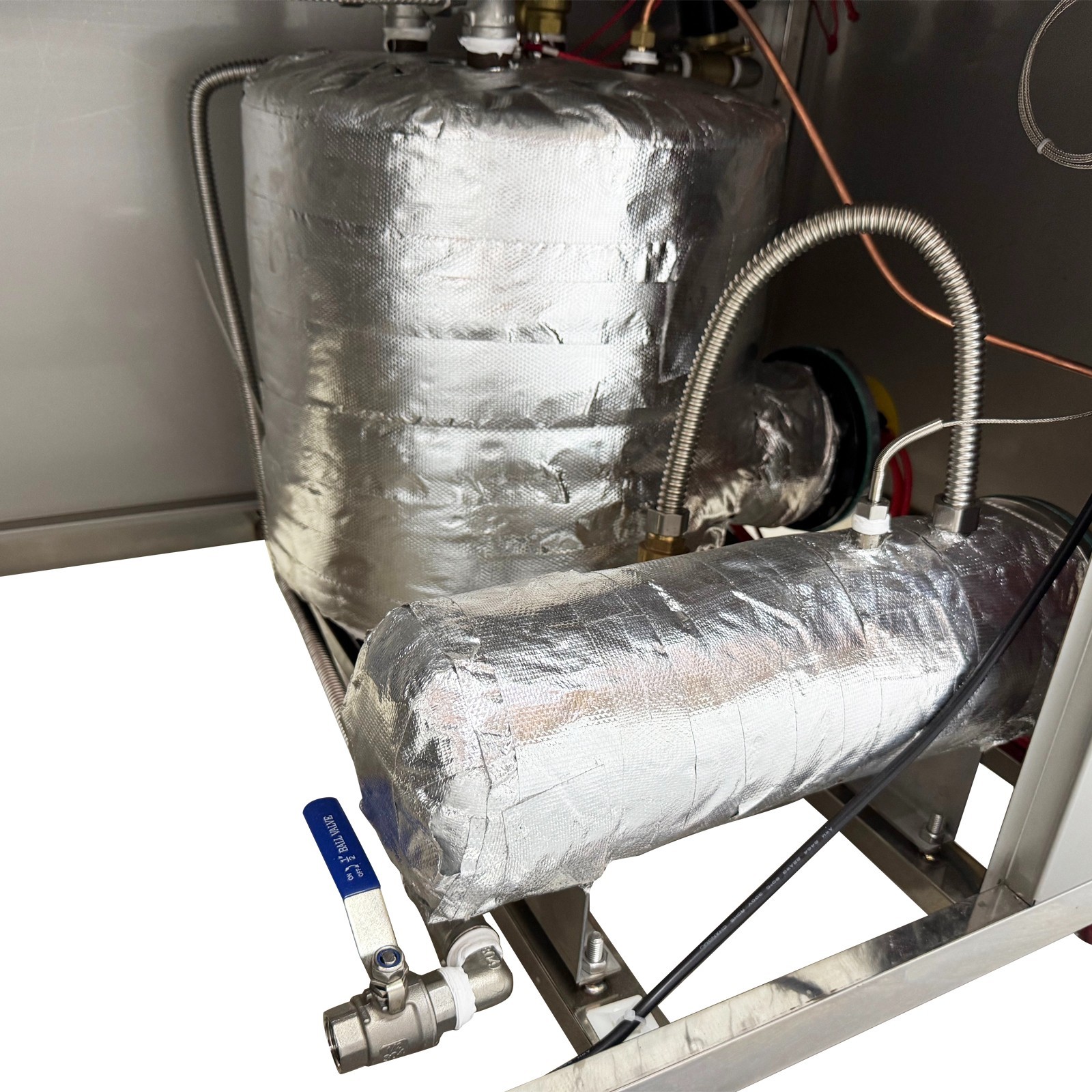 220V 24KW Steam Label Shrink Machine 3-Phase 0-100°C PVC/PET/PP/PA