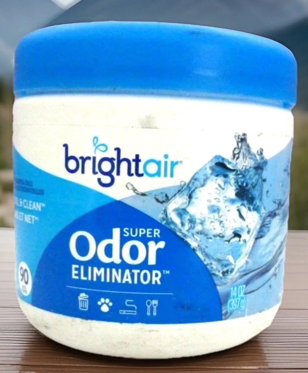 Solid Freshener and Odor 1 Count (Pack of 1), Blue Bright Air 900090