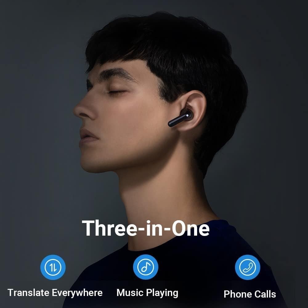 TIMEKETTLE M3 – 3-IN-1 Language Translator Earbuds/Real-Time Translation