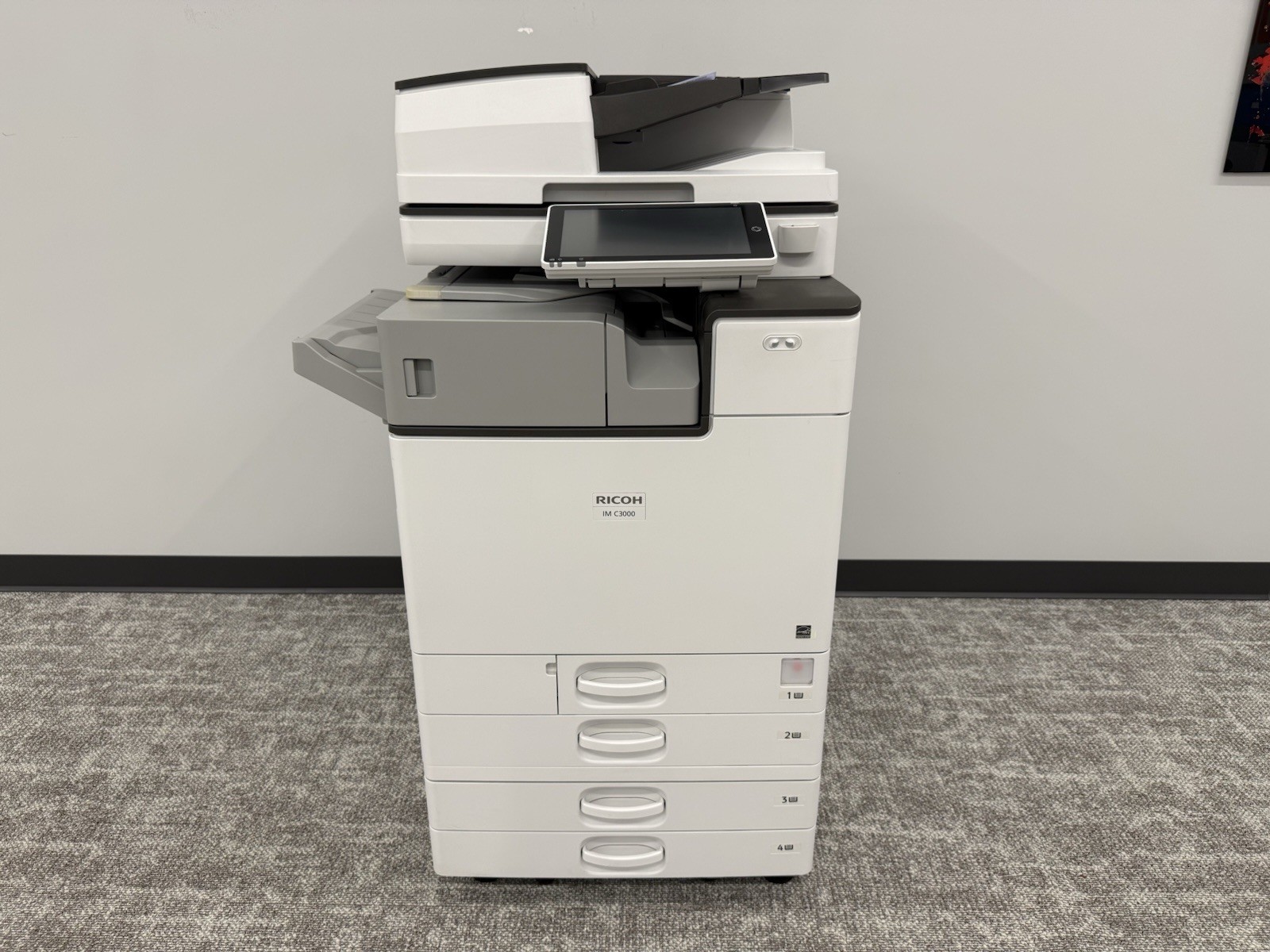 Ricoh IM C3000 Color Copier Printer Scanner Finisher / Only 28k Meter