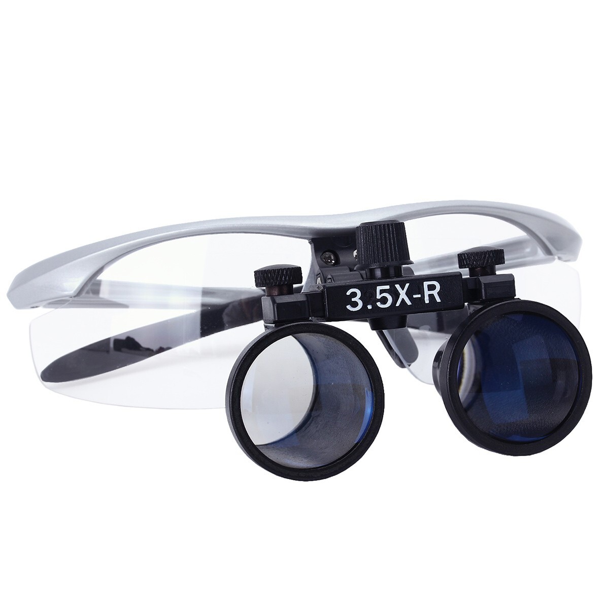 3.5X Dental Surgical Loupes Portable LED Head Light 420mm Medical Glasses Loupe