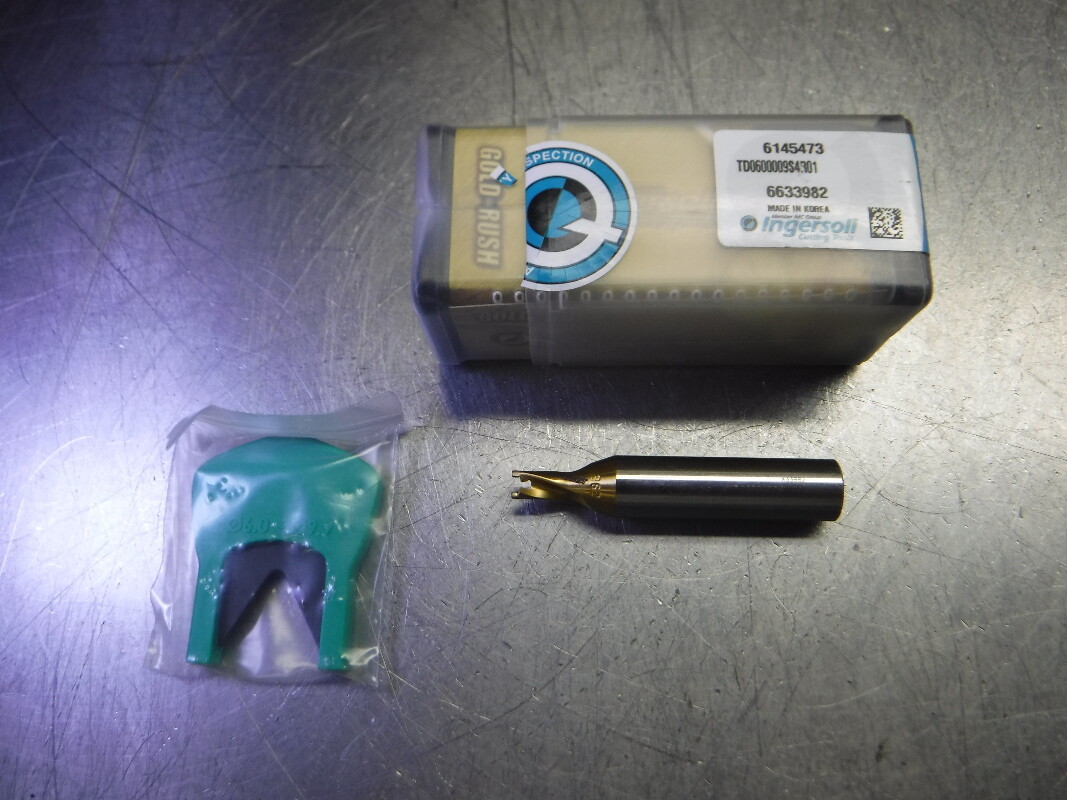Ingersoll 0.2362″-0.2520″ Indexable Coolant Thru Drill TD0600009S4R01 (LOC88A)