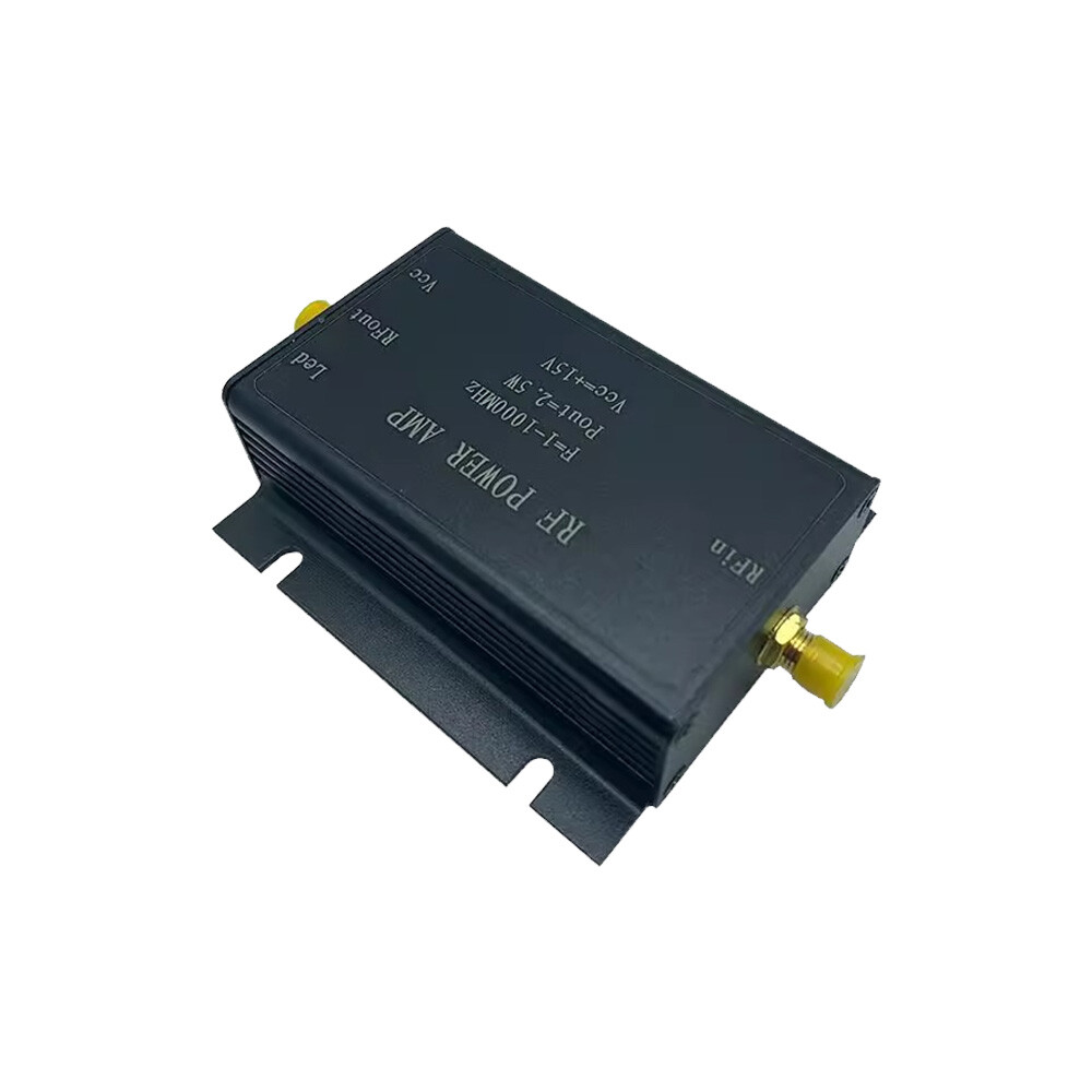 2.5W Radio RF Power Amplifier FM 1-1000MHz 2mW In 1-2.5W Out Power Amplifier USA