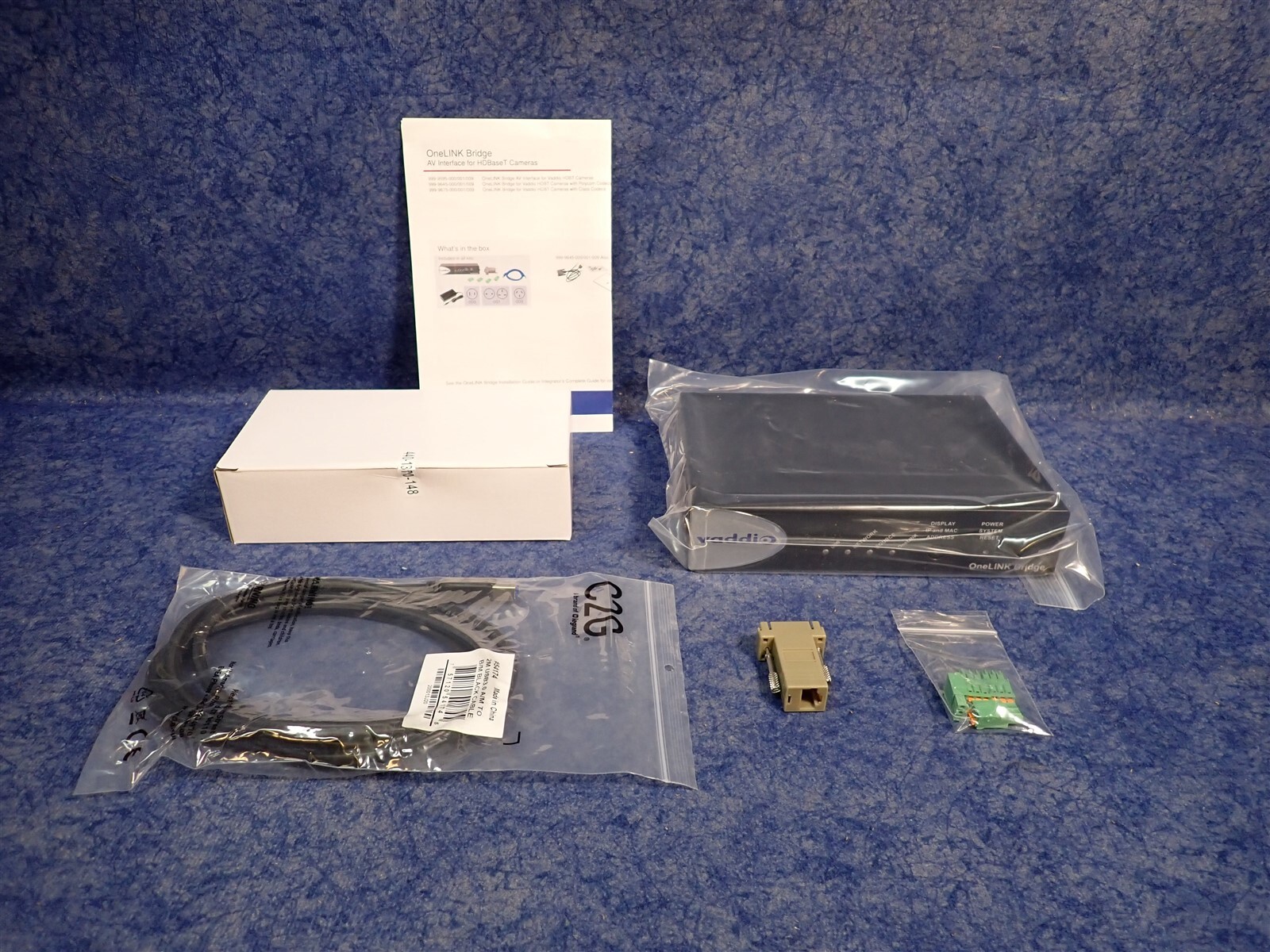 Vaddio 999-9595-000 OneLINK Bridge A/V Interface Receiver for HDBaseT Cameras