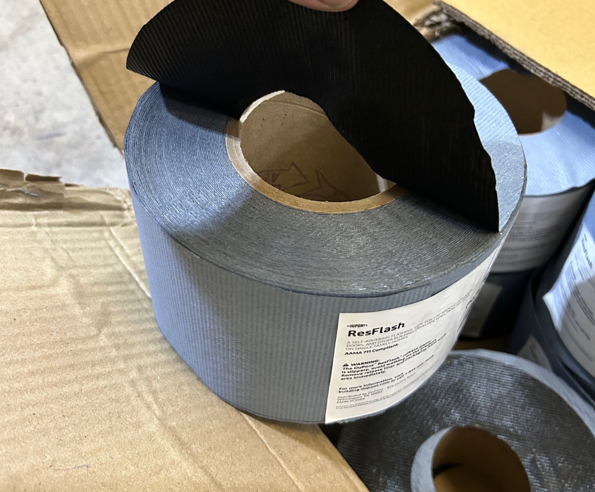 DuPont Res Flash 6″ x 75′ Butyl Flashing Tape Windows Doors Home HVAC ResFlash