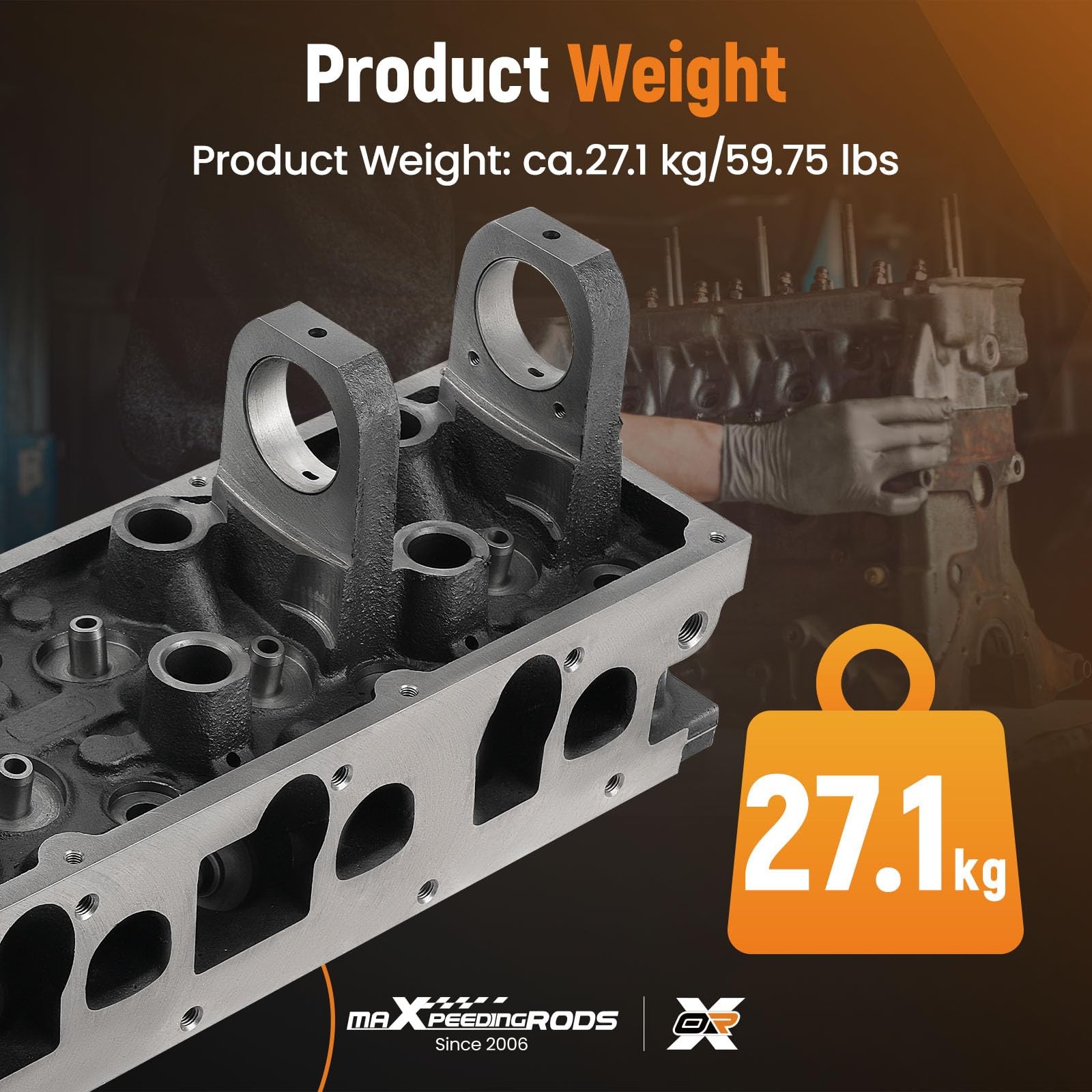 Cylinder Head Compatible with Ranger B2500 2.5L 2.3L VIN C A 1996-2001 EHF140-3