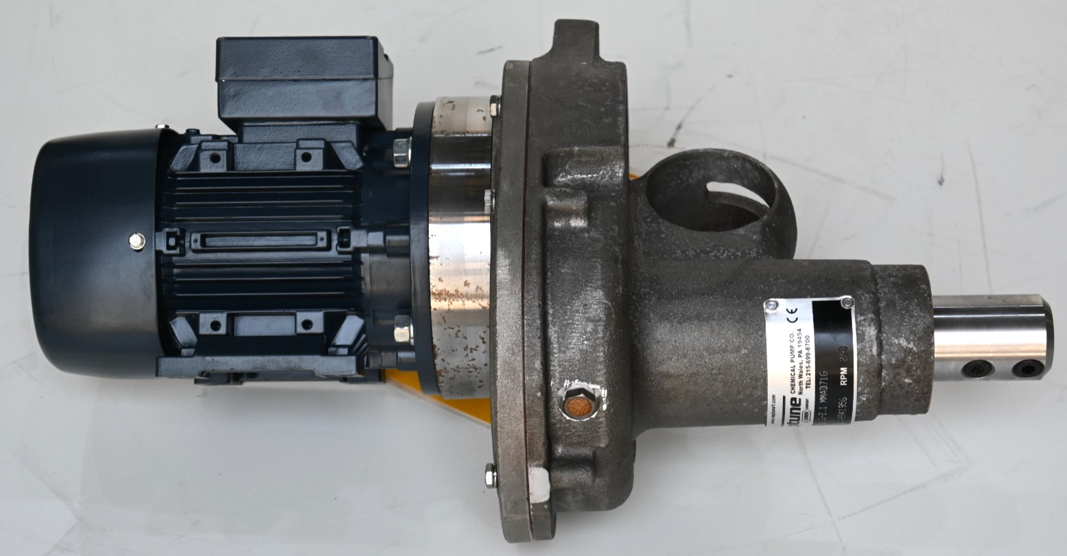 DOVER NEPTUNE JG-2.1 MMAD71G PORTABLE GEAR DRIVE TANK MIXER 290 RPM