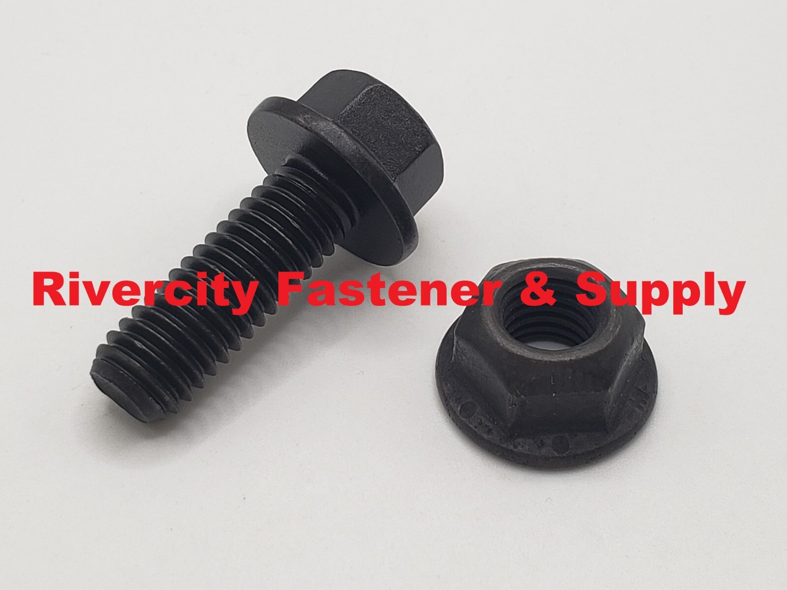 7/16-14×1-1/4 Grade 8 Hex Head Flange bolts / Frame Screws & 7/16-14 Lock Nuts