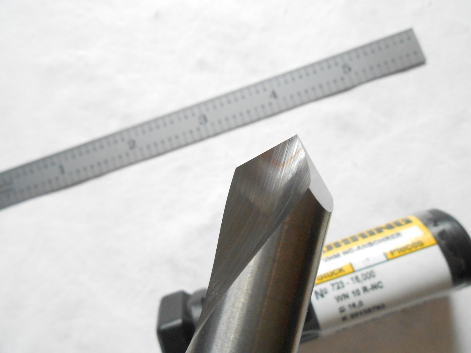 NEW GUHRING SOLID CARBIDE SPOTTING DRILL 16MM DIA. X 37.5MM FL X 115MM L X 90DEG