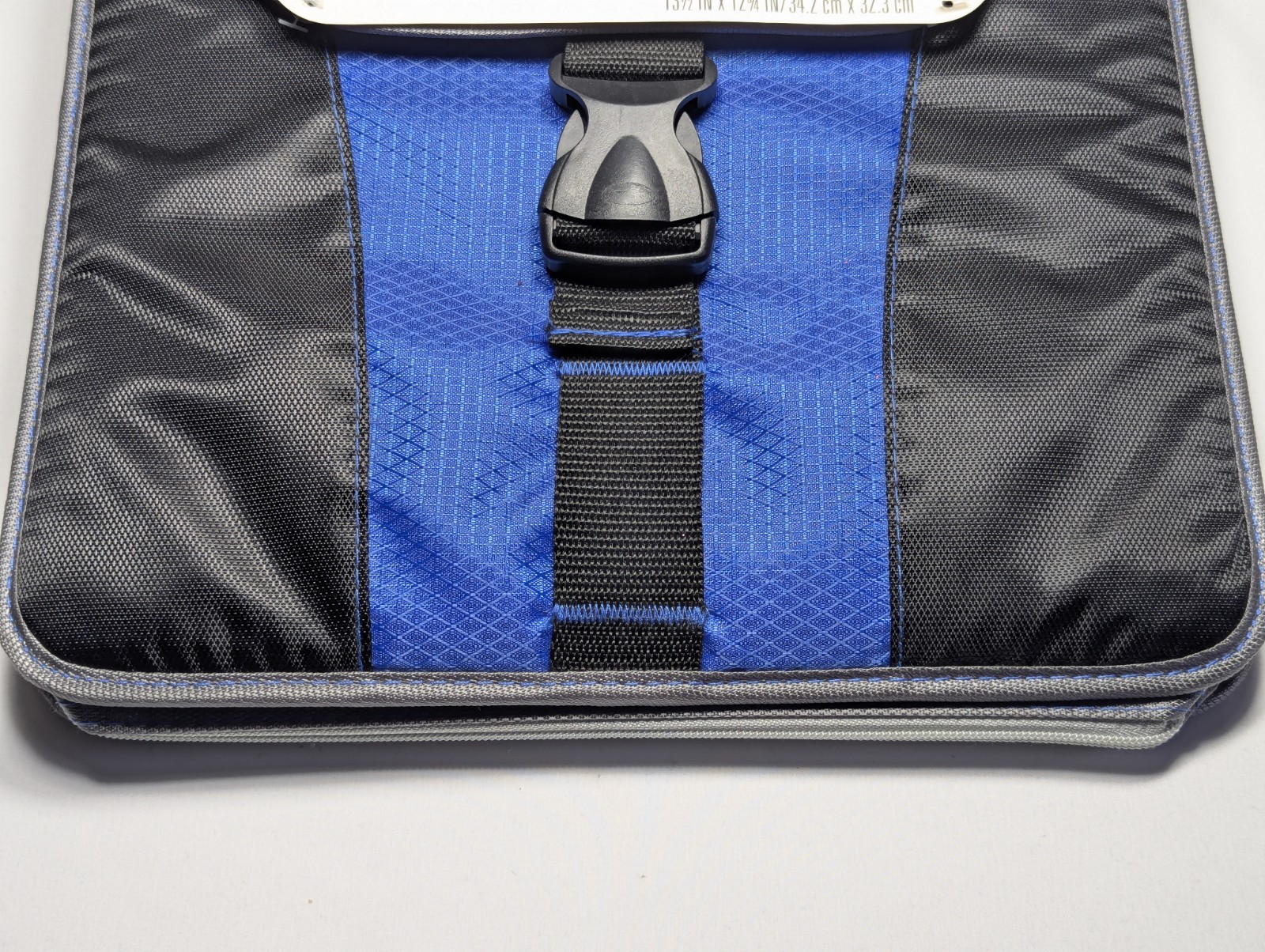 FIVE STAR Zipper Binder Blue & Black 2″ W/ Carrying Strap 2016 NEW College Work