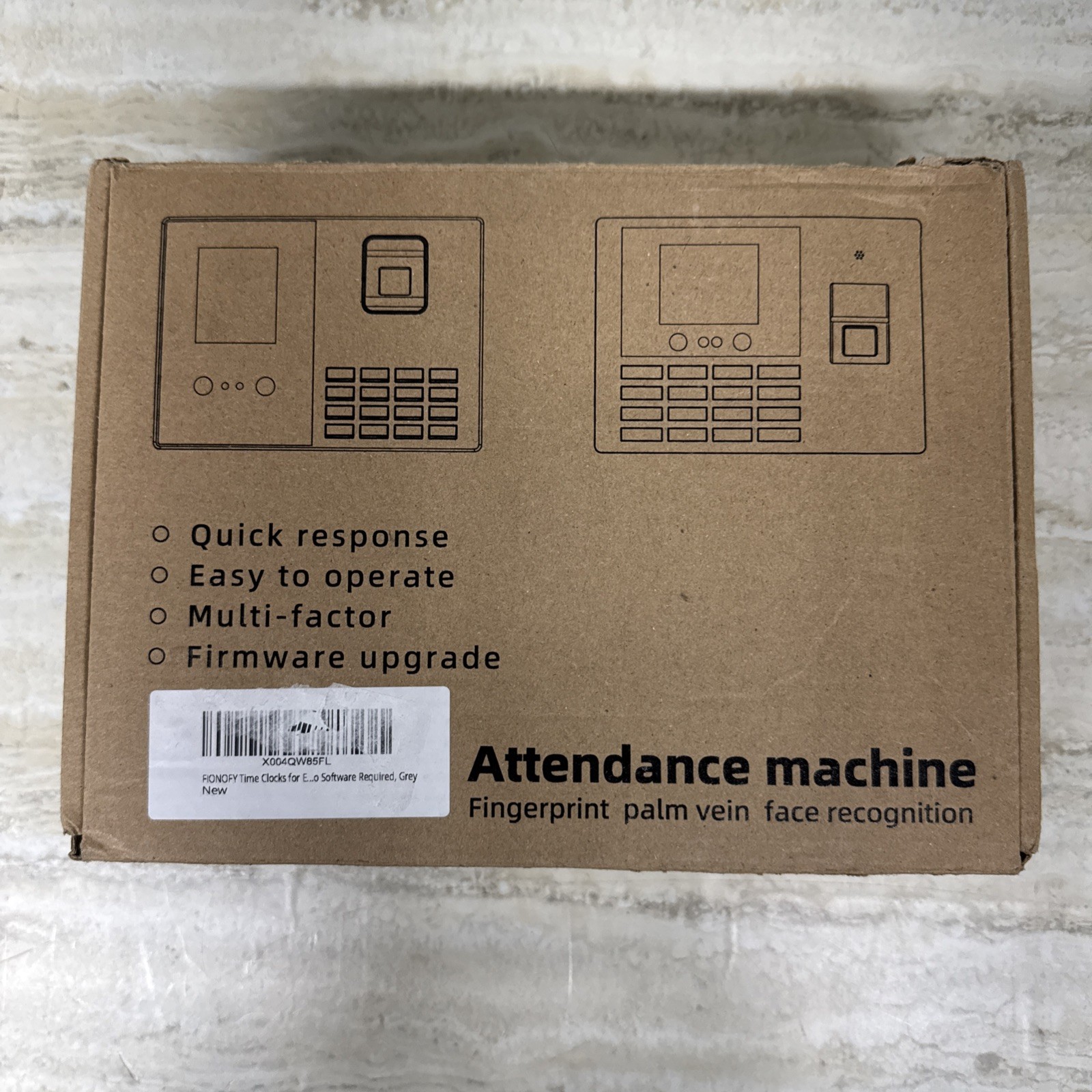 Attendance Machine T200 FACE PALM VEIN AND FINGER PRINT L28 Open Box