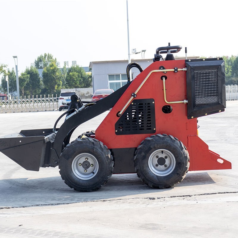 Wheel Mini Skid Steer Loader Stand On 13.5HP b&s Engine 320kg pick up