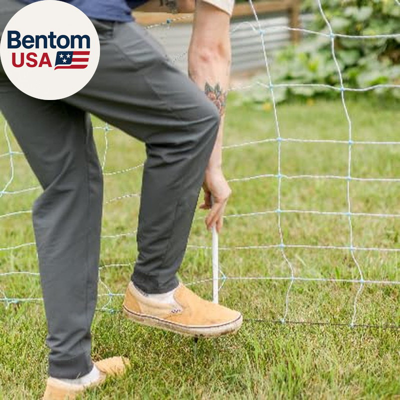 42″ X 164′ Electric Netting All-In-One Solar Kit for Goats, Sheep, Gardens, Beeh