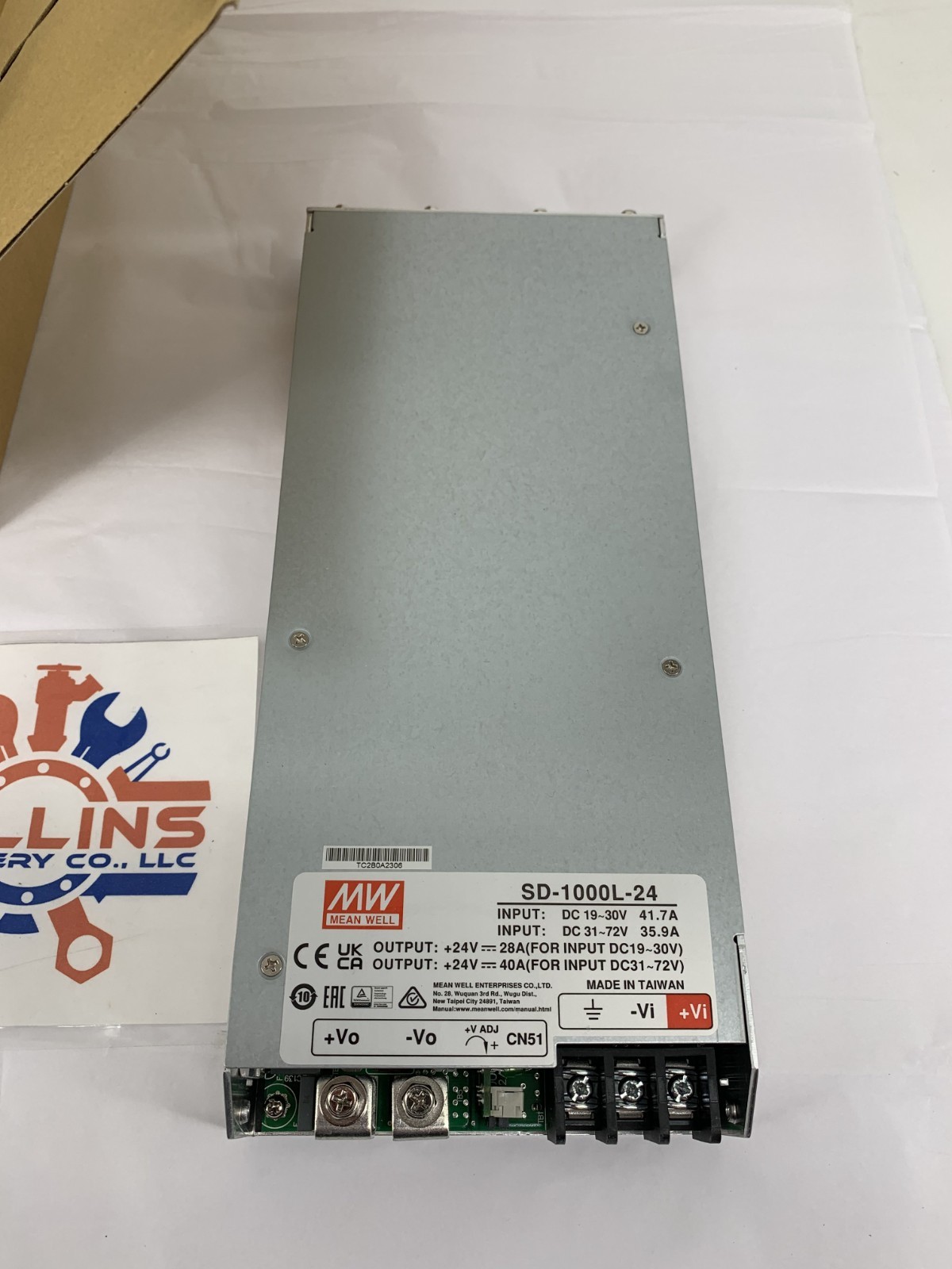 Mean Well SD-1000L-24 960W Isolated DC-DC Converter 19-72VDC Input 24VDC Output