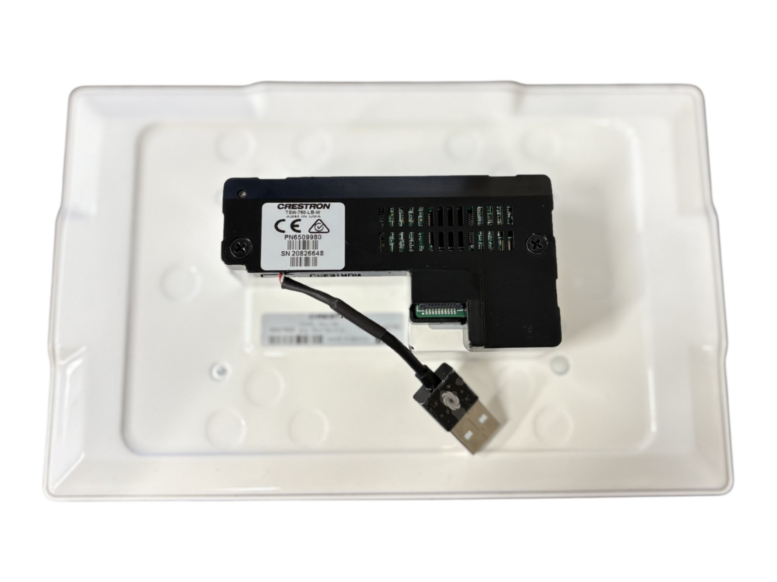 Creston TSW-760 Touch Screen LED Panel TSW-760-W-S