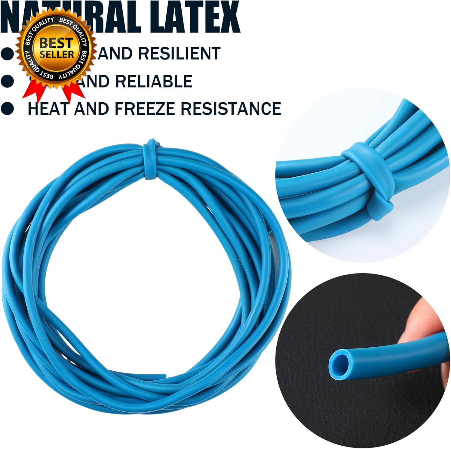 100 Ft Latex Rubber Tubing 3/8 Inch Od 1/4 Inch ID Surgical Slingshot Bands