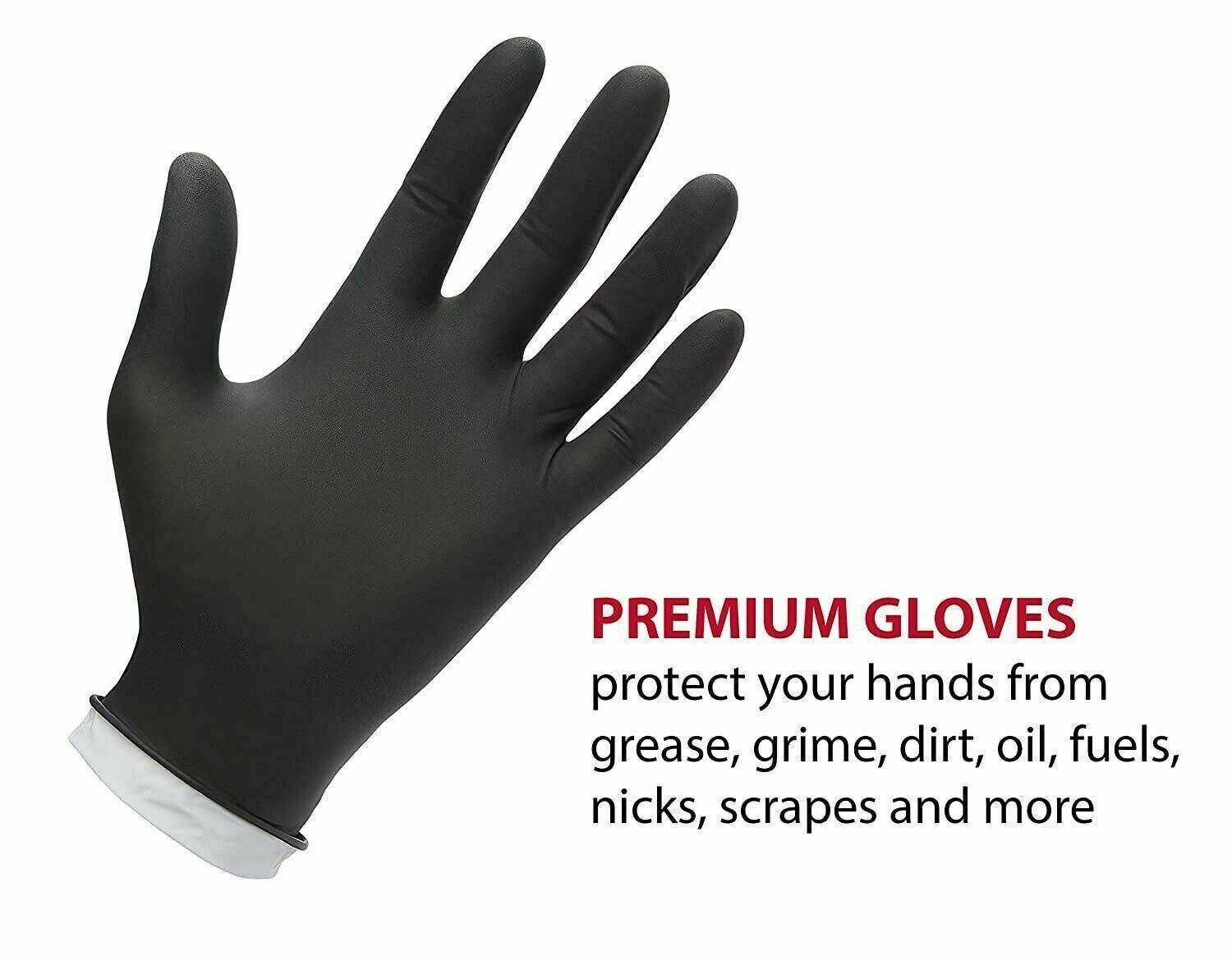 FREE SHIPPING!!! VENOM STEEL Nitrile Gloves Rip Resistant Size Fits Most 100 CT!
