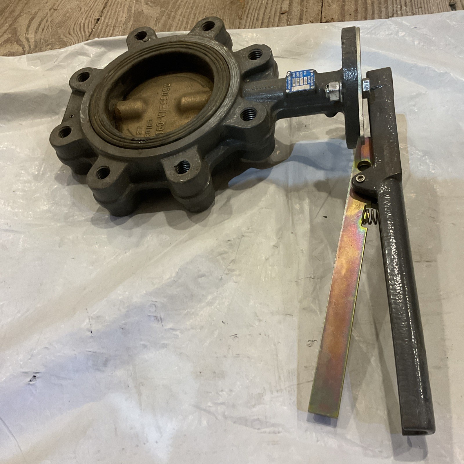 Milwaukee Valve 4” Butterfly Valve w/Lever Handle Cl223ED