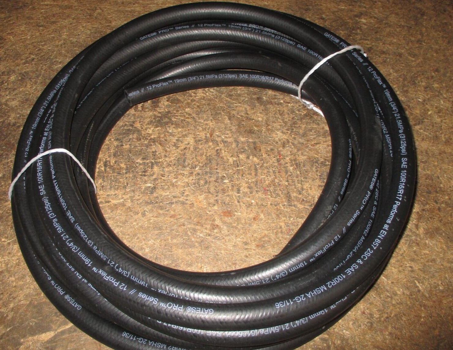 GATES HYDRAULIC HOSE 12 PRO SERIES PROFLEX 3/4″ 25′ FEET SAE 100R16/R17 3125 PSI