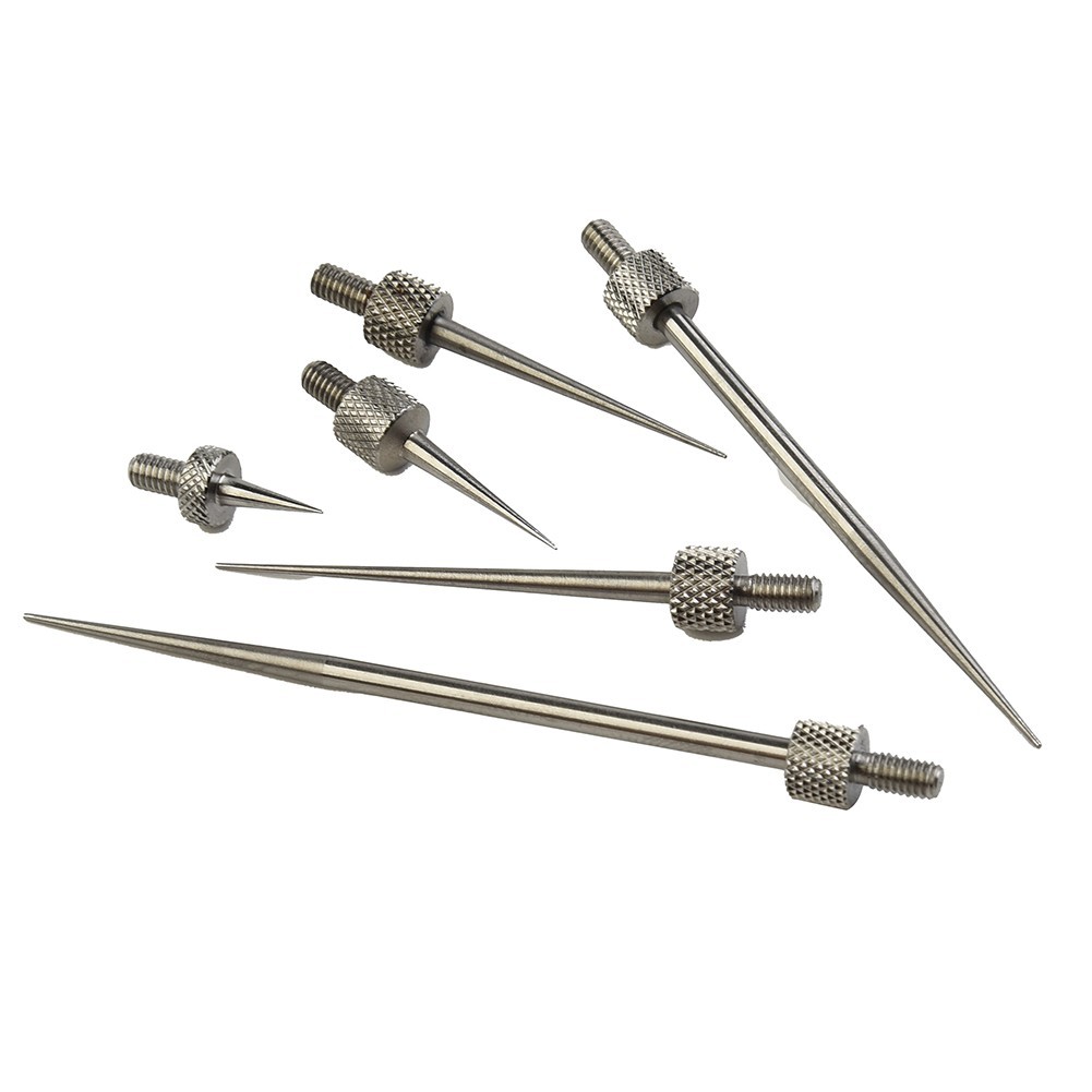 6pcs Digital Indicator/Dial Test Stem Rod Contact Points Tips Gauge Measure Tool