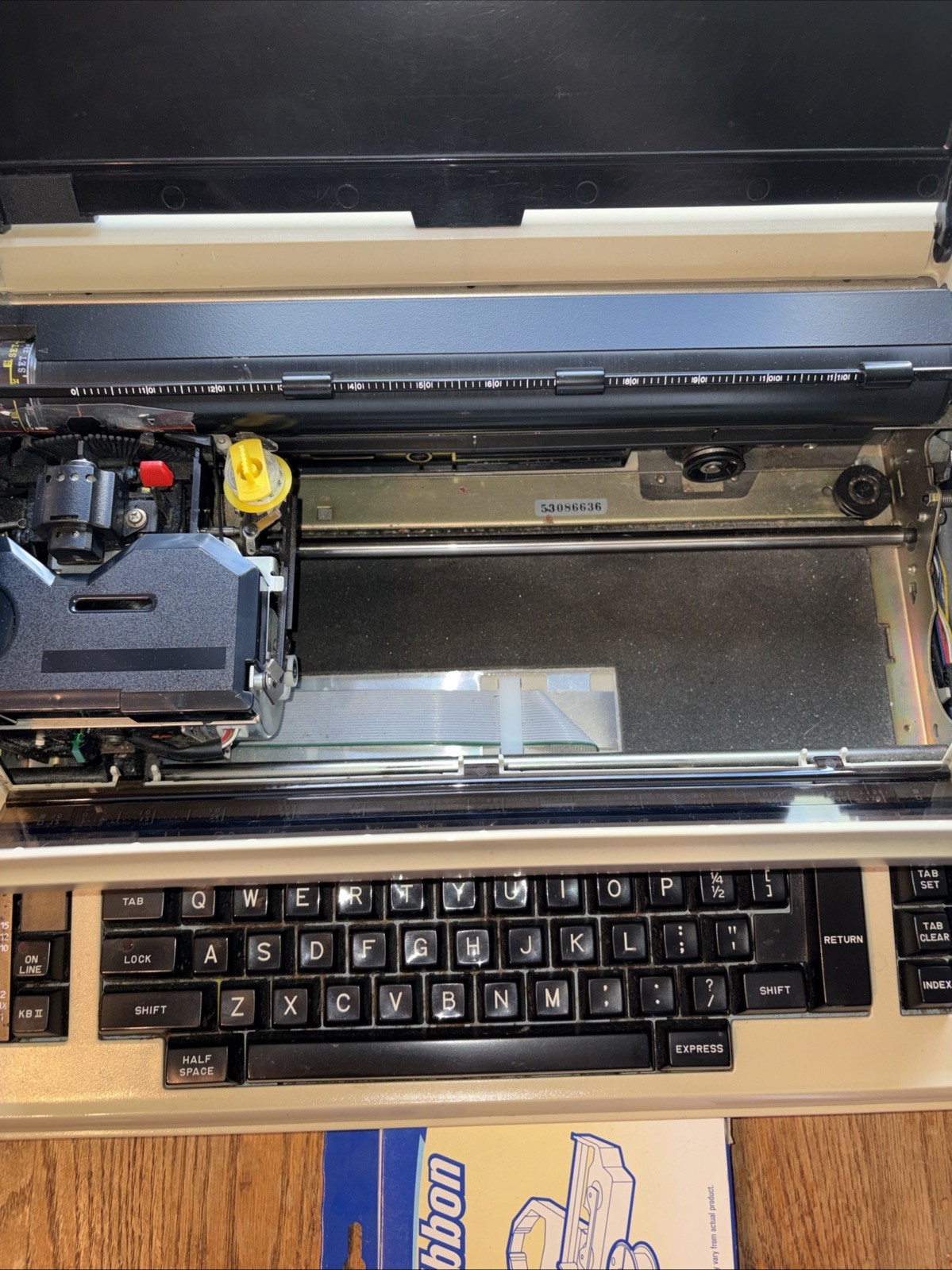Olympia Electronic Compact 2 Typewriter With 2 Boxes Of Ribbon. Parts Only.