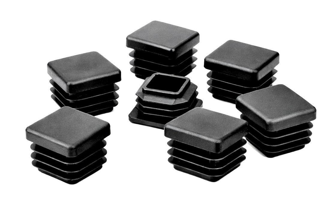 3/4″ Inch Square Tube End Plug 3/4″ Chair Glide Blanking Insert Plug Black