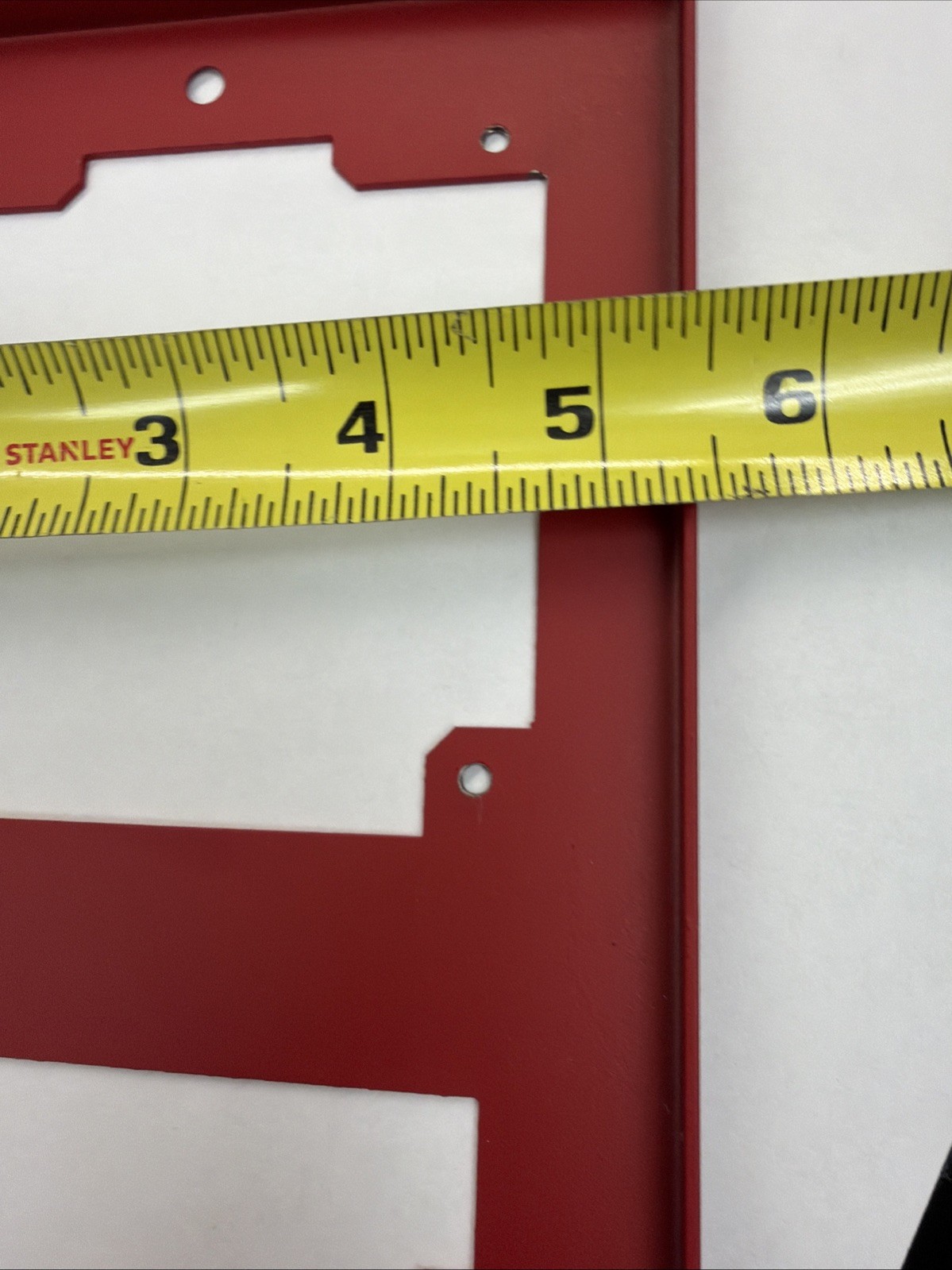 Red Simplex Rare Fire Alarm Back Trim Plate Horn Strobe Wall Mount Cover