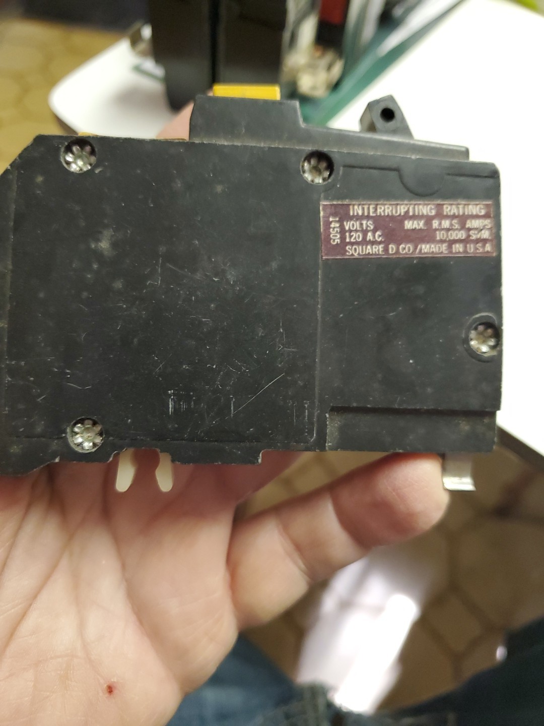 Square D QO130GFI 30 Amp 1 Pole 120V GFI Circuit Breaker