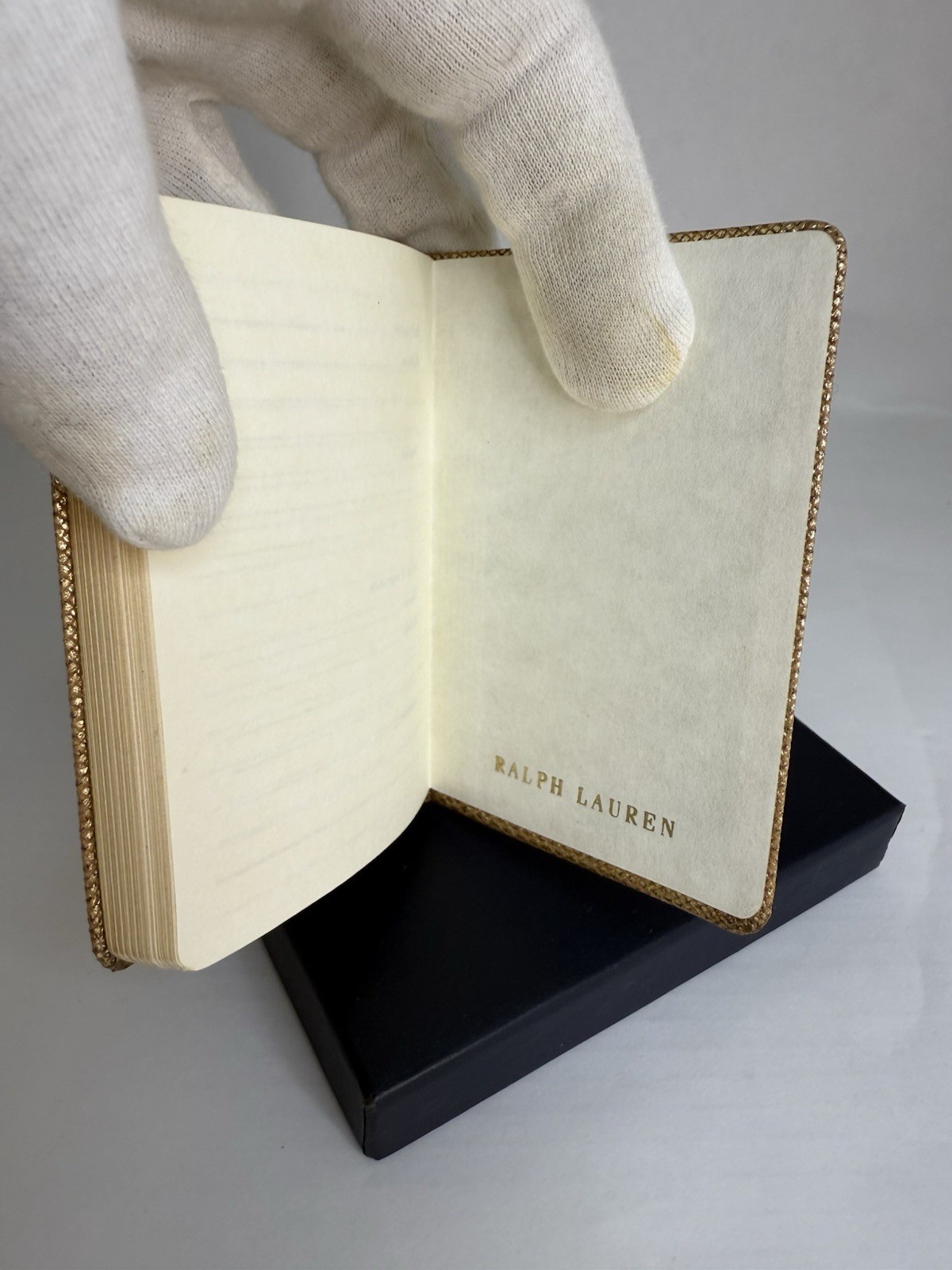 Ralph Lauren Boxed Branded Mini Notebook By Post Miniatures