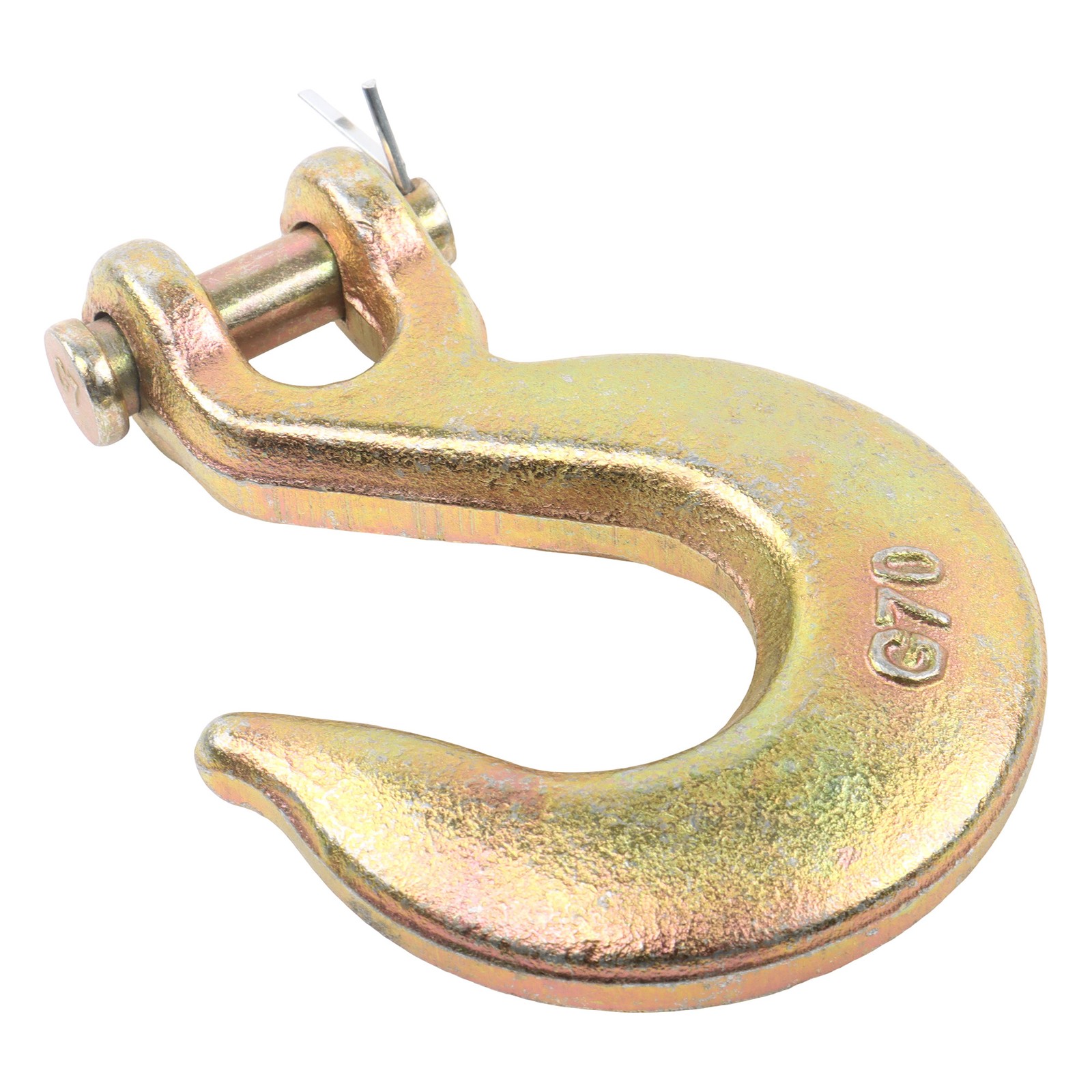 10 Pack 3/8 Inch Clevis Slip Hooks – 6600 LBS Working Load G70 Tow Chain Hooks