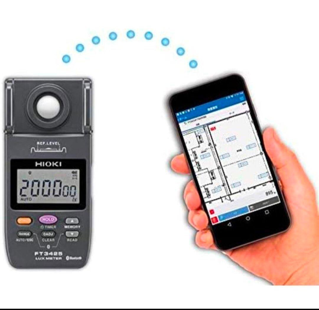 Hioki FT3425 Lux Meter Equipped with Bluetooth wireless technology Japan New