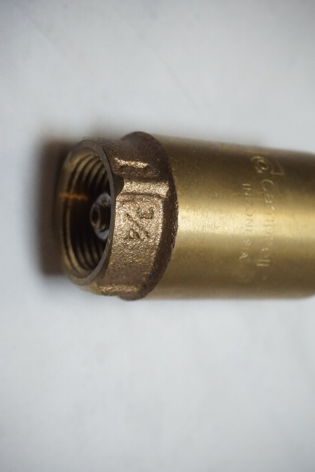 Campbell 3/4″ Brass Spring Check Valve 200 WOG NPT Indonesia