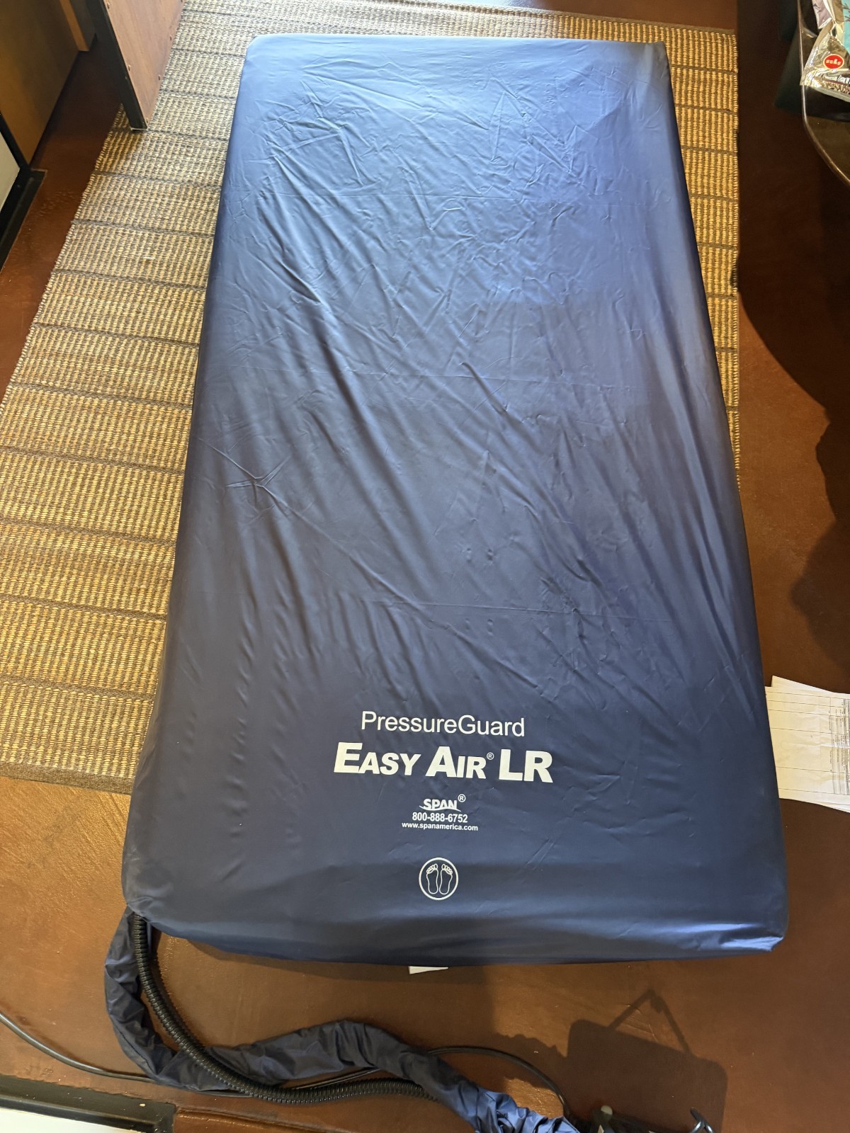 PressureGuard Easy Air LR Mattress System 42×84 w/ Pump–NEW UNUSED 12/2025-OBO