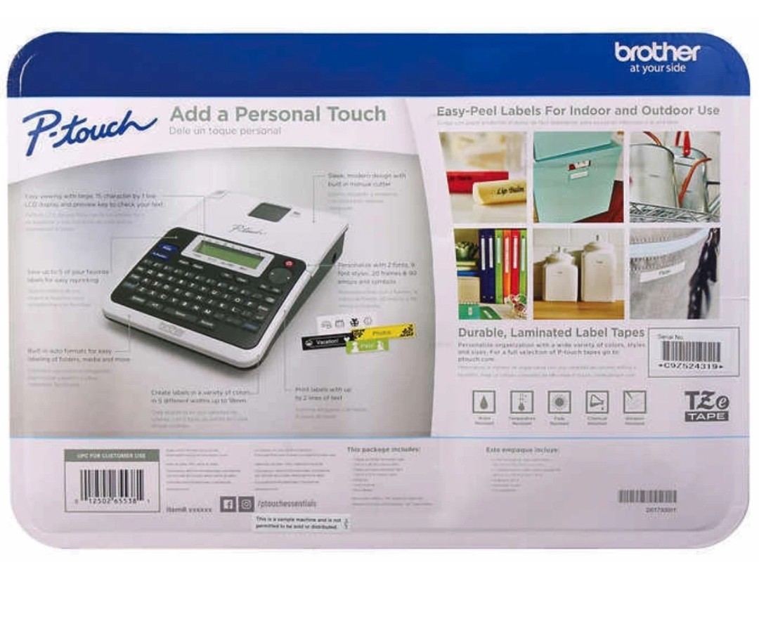 Brother P-Touch 2040C Label Maker with two bonus Laminated TZe Tapes NEW