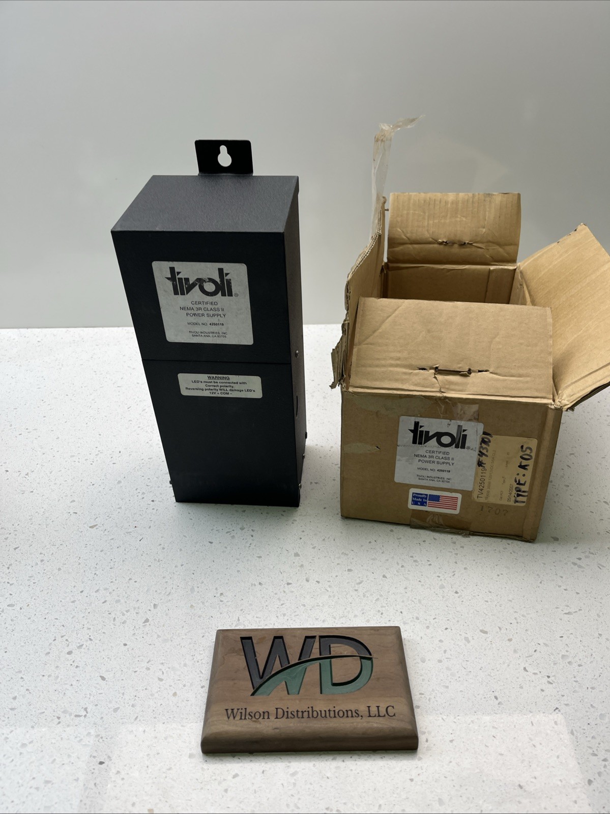 Tivoli Nema 3R Class II Power Supply Outdoor Enclosed Transformer model 4250119