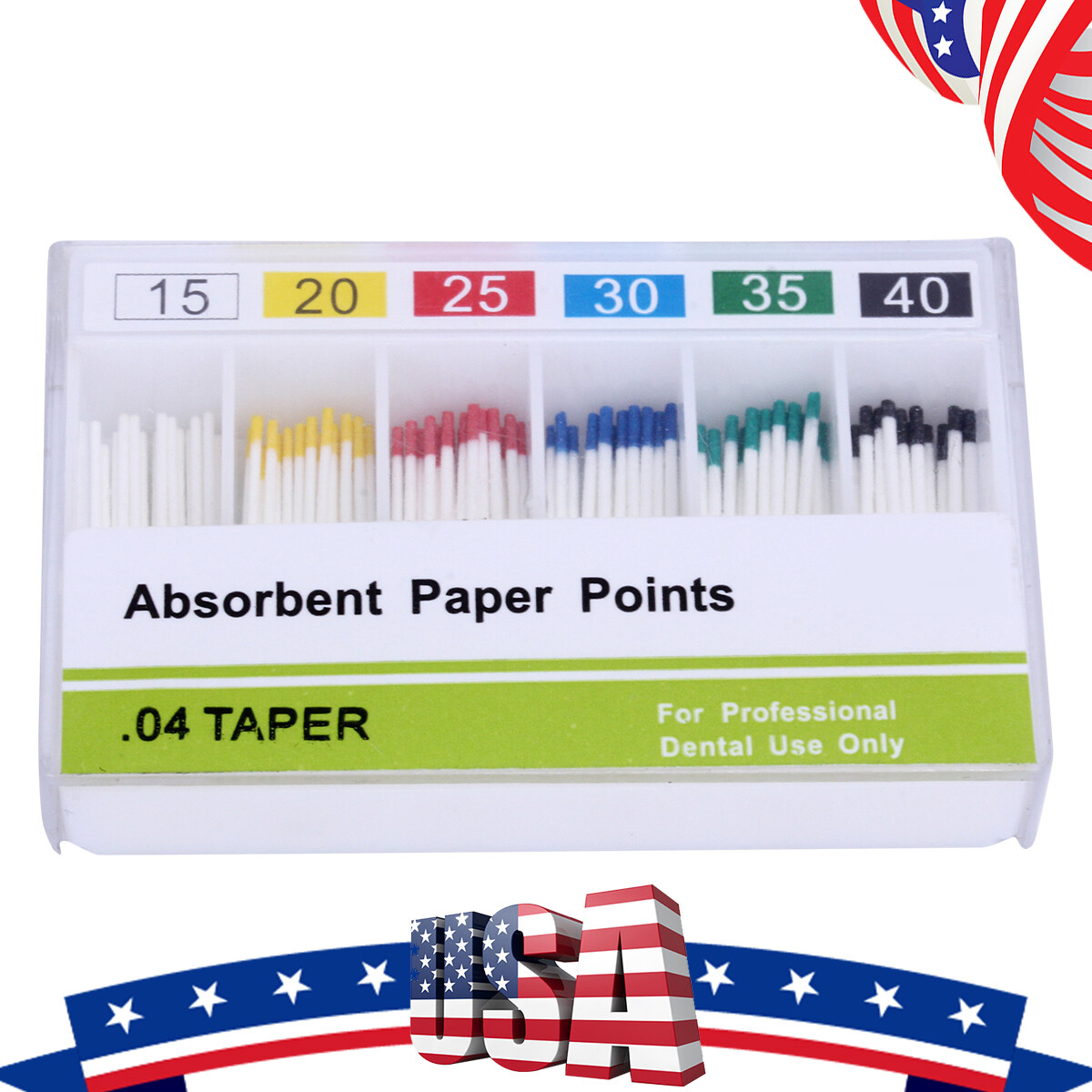 Dental Gutta Percha Points Absorbent Paper Points Endodontic Root Canal F1 F2 F3