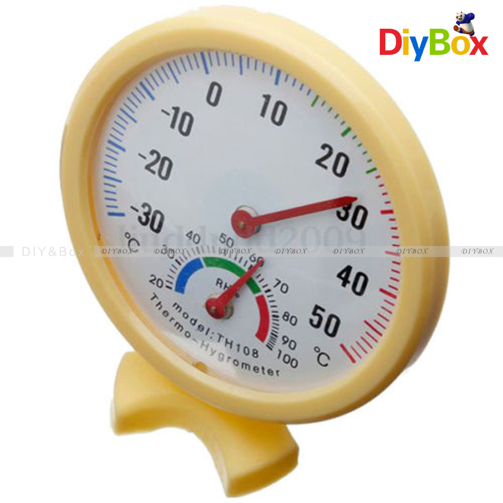 Large Dial Indoor TH108 Hygrometer Humidity Thermometer Temp Temperature Meter