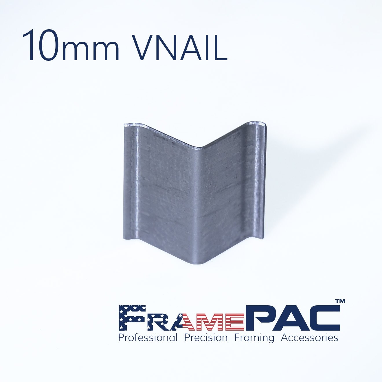 FramePac V Nails for Picture Frames Hardwood 10mm (3/8 Inch) 3/8 inch [10mm]