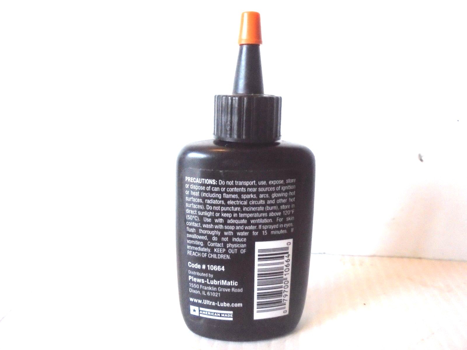 USA ULTRA LUBE 10664 Drilling Tapping Tap Cutting Oil Fluid 2 oz USA