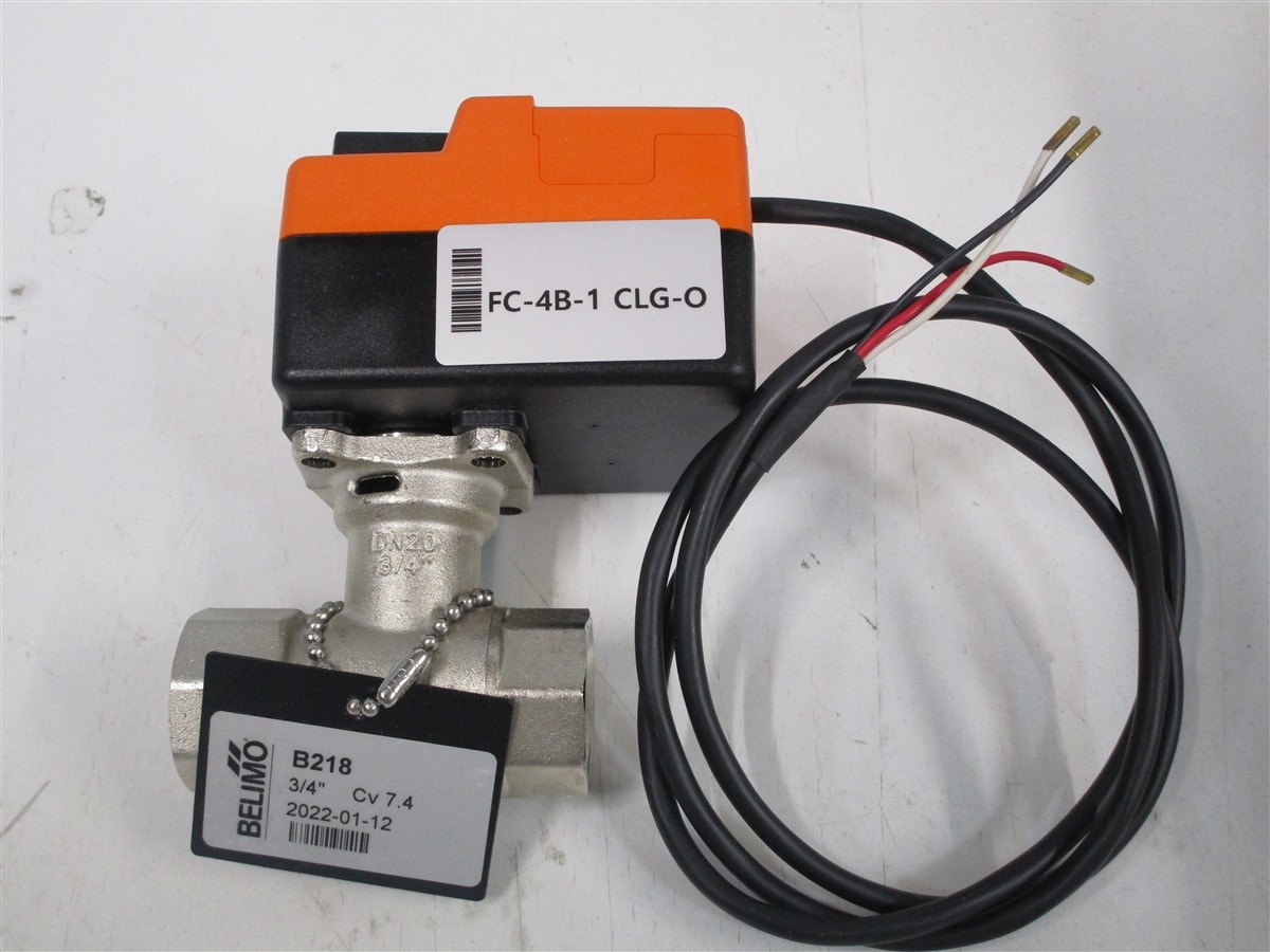 BELIMO B218 TR24-SR B218S1 Characterized Control Valve COP 200 PSI Cv 7.4 3/4″