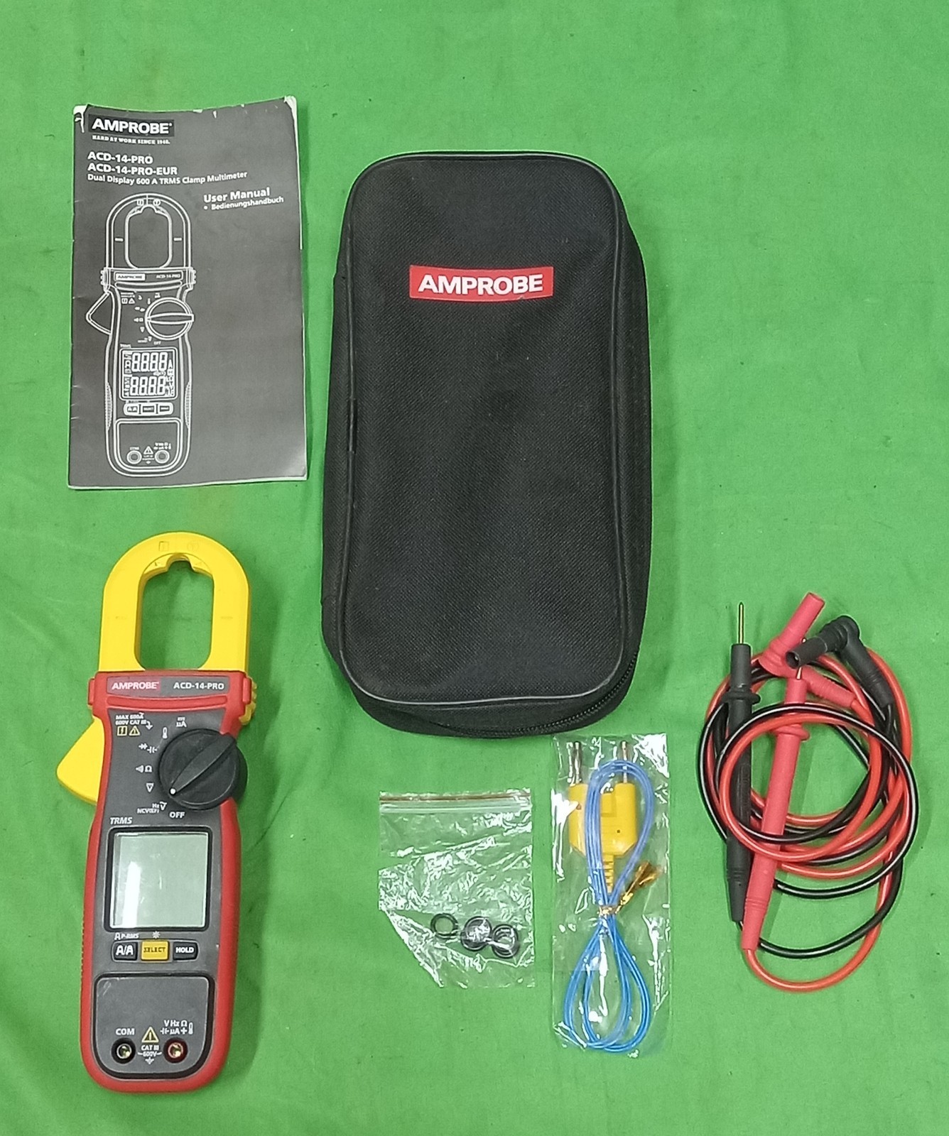Amprobe ACD-14-PRO Clamp Meter with Case & Accessories