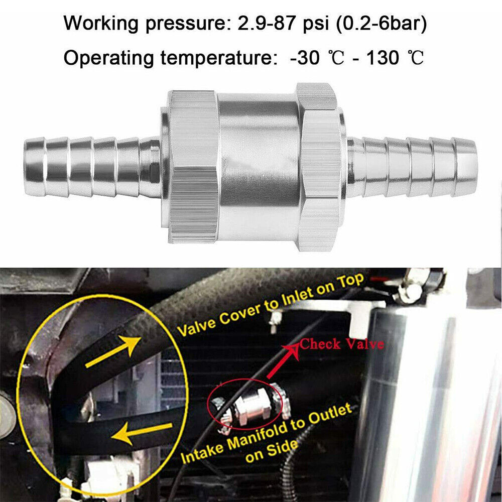 One Way Non Return Fuel Check Valve For 5/16″ or 1/2″ or 3/8″ Petrol Carburettor