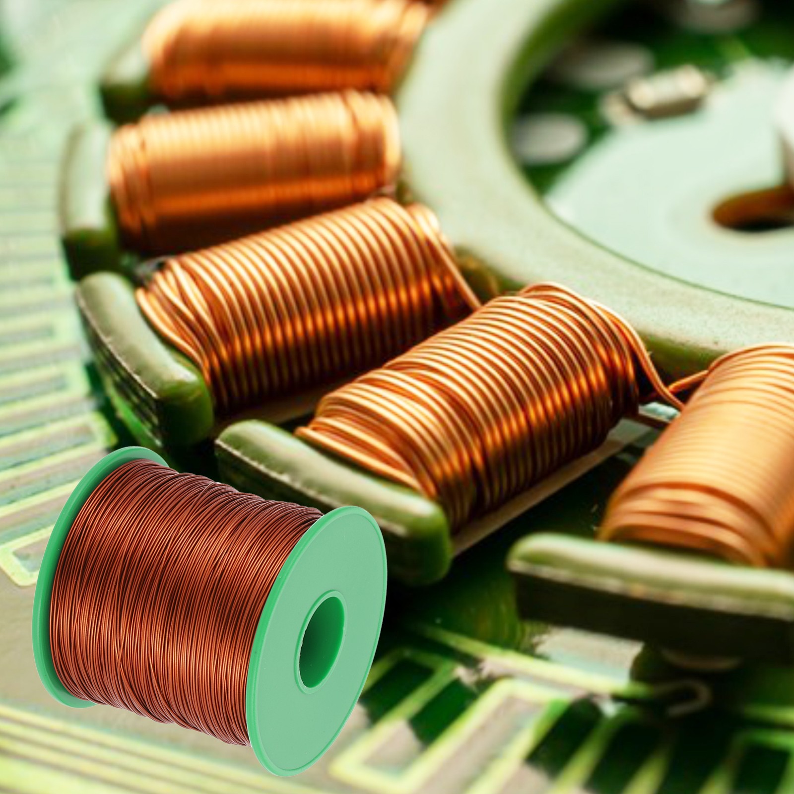 30 AWG Magnet Wire, 1 lb Magnetic Coil Wire, 180C(356F)