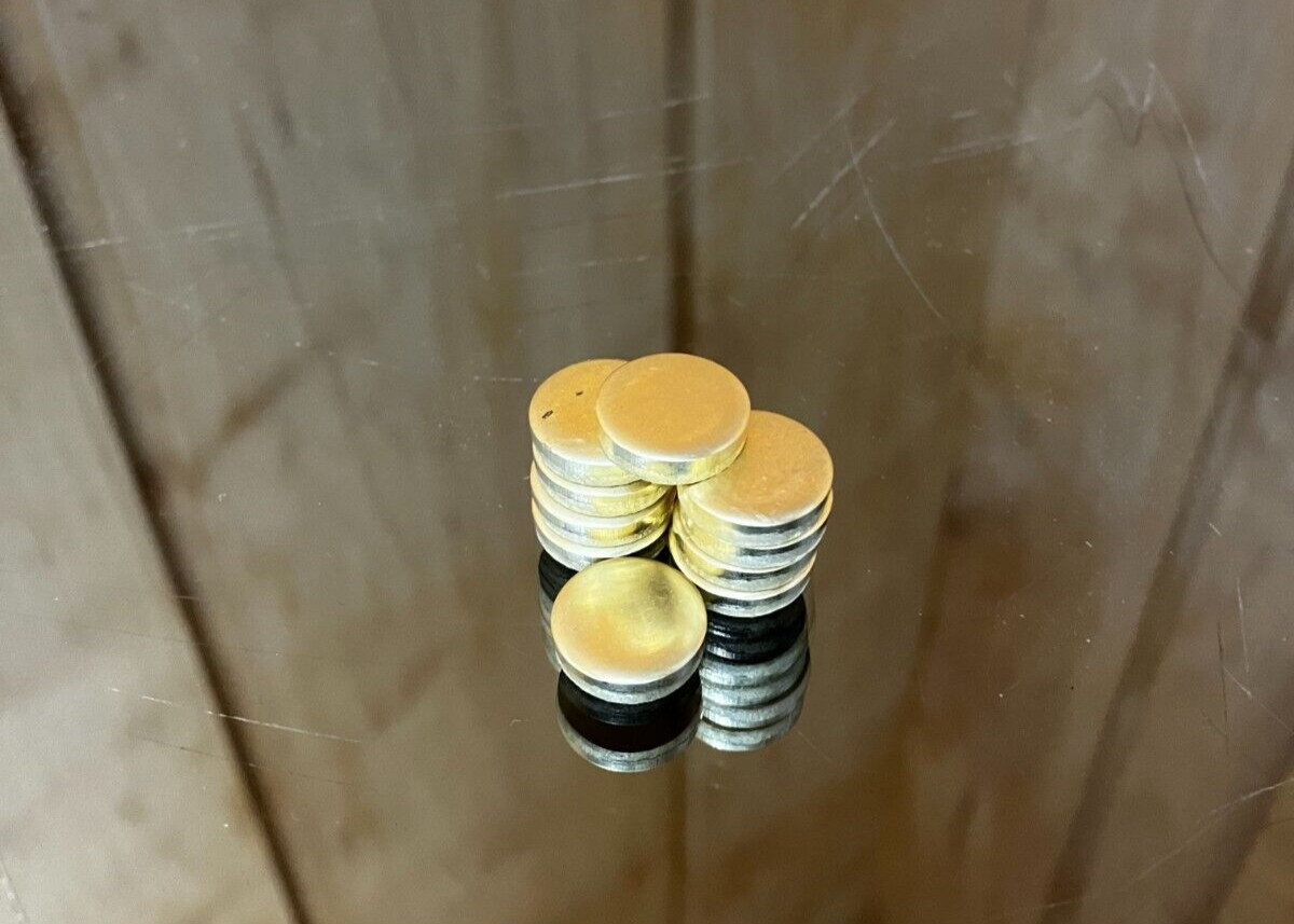 Brass Disk Circle Blanks 1/2″ Diameter 1/8» Thick 10 Pieces Disc Discs Disks