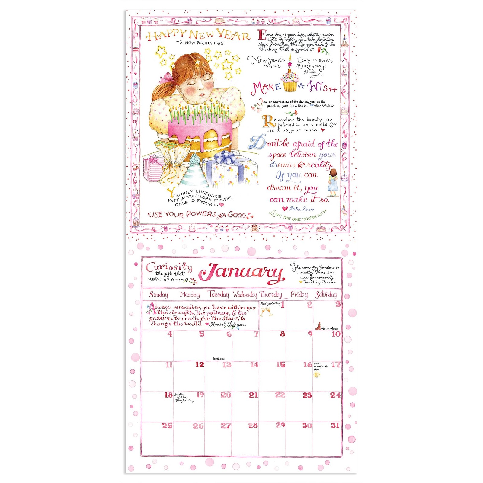 TF Publishing 2026 Susan Branch Wall Calendar – Large Grids for Appointments…