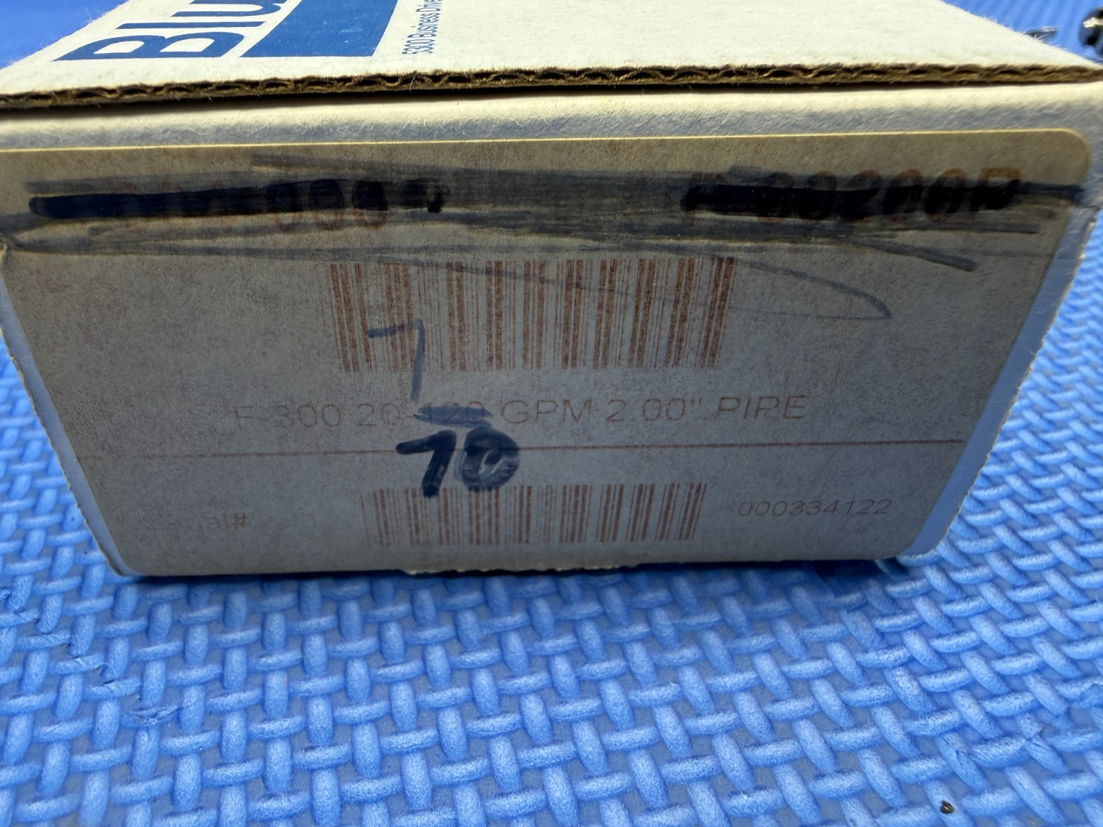 Blue-White F-300 20-70GPM 2″ TPS Low Pressure Acrylic Tube Flowmeter