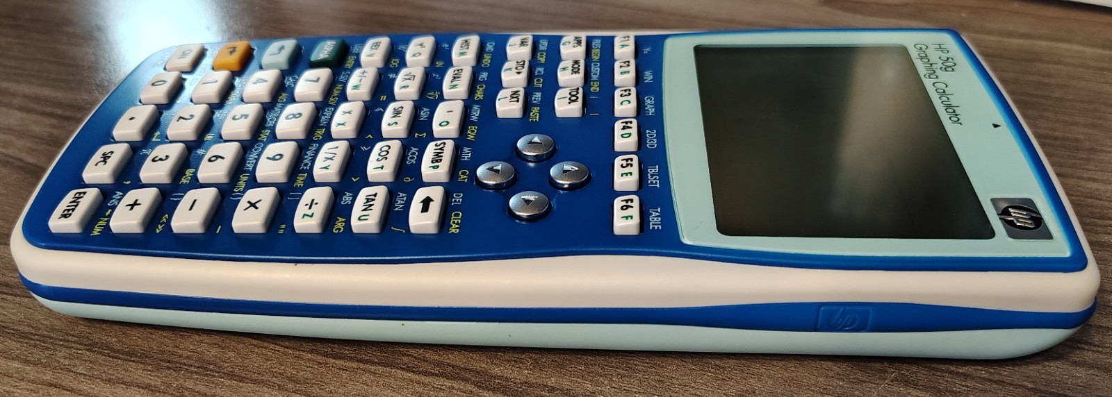 RARE Blue version HP 50g Graphing Calculator combo NEAR MINT NW240AA