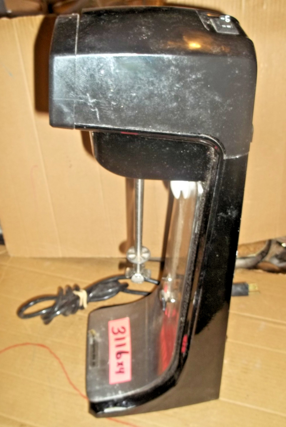(Working) Waring Commercial NSF Drink Mixer #DMC20 For Shakes/Bar HAS CRACK/CHIP