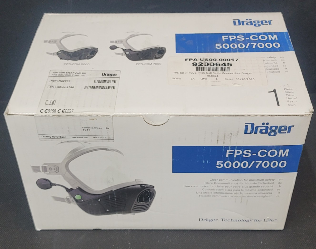 Dräger FPS-COM 5000/7000 Face Mask Communication Unit