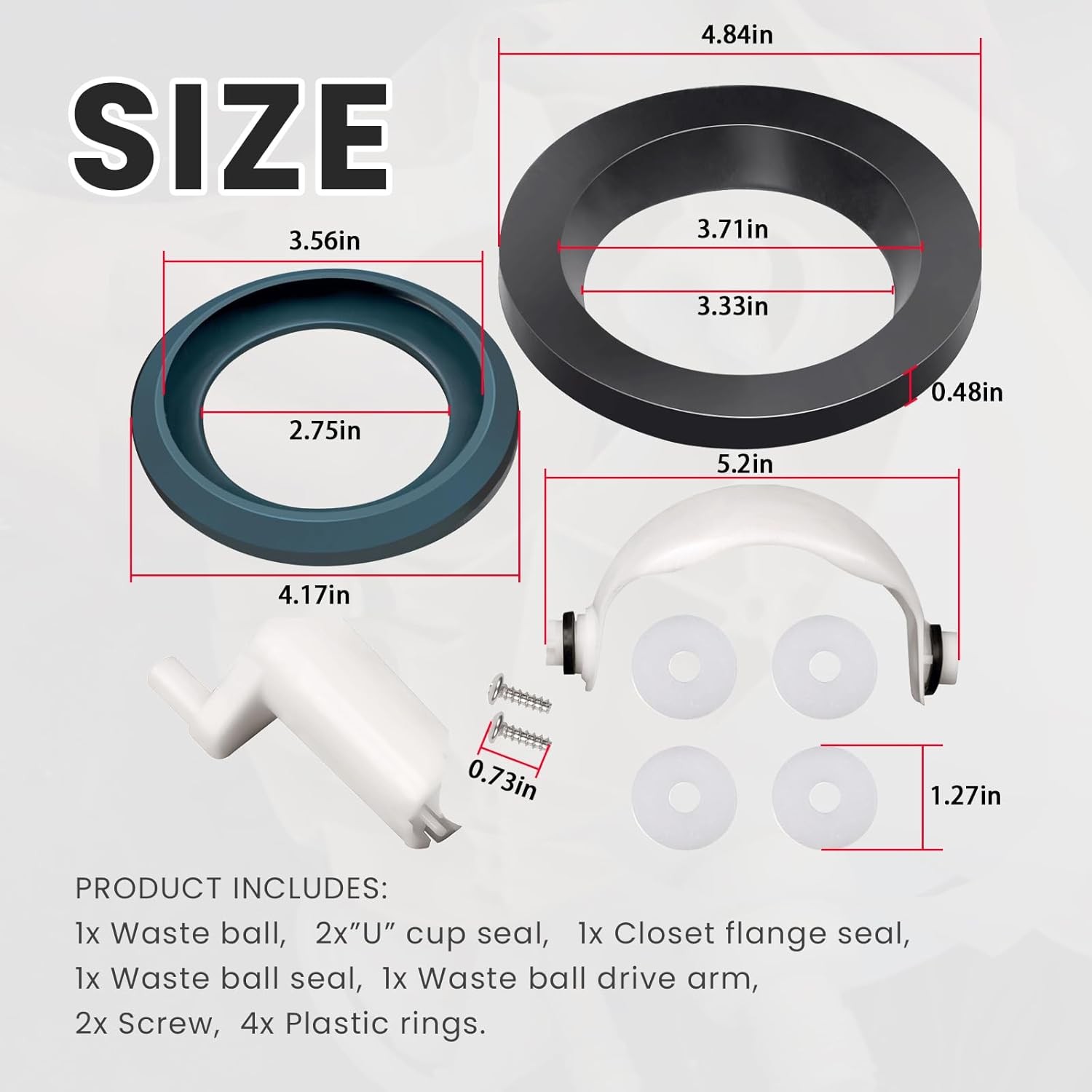 34117 Waste Ball Kit Fits Thetford Aqua Magic Style II/Lite/Plus Toilet 34120
